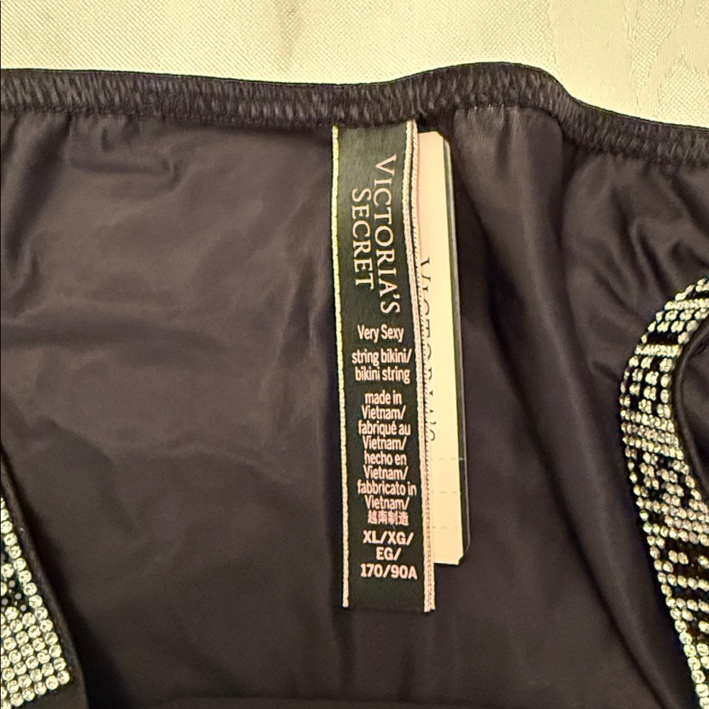 NWT Victoria’s Secret string,bikini panties,Victoria’s Secret bling bling hips - Picture 6 of 7